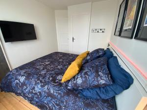 Posteľ alebo postele v izbe v ubytovaní Maison bord de mer « Le Bateau IvRe »