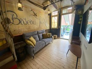 Posedenie v ubytovaní Maison bord de mer « Le Bateau IvRe »