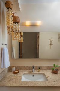 Koupelna v ubytování Private Rooftop Studio with Pool - Tulum La Veleta - A307