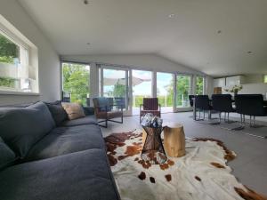 Гостиная зона в Holiday Home Zeeland near Veerse Meer