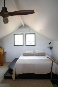Postel nebo postele na pokoji v ubytování villa-prana