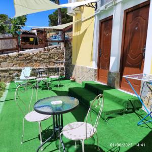 Patio nebo venkovní prostory v ubytování Una terrazza sul mare