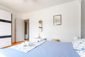 Кровать или кровати в номере Villa M&M - ZF Hvar