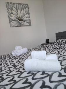 Postel nebo postele na pokoji v ubytování Apartman Ivana