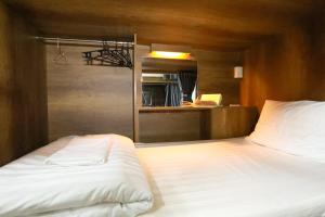 Postel nebo postele na pokoji v ubytování Bui Vien Street Hostel