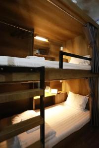 Postel nebo postele na pokoji v ubytování Bui Vien Street Hostel