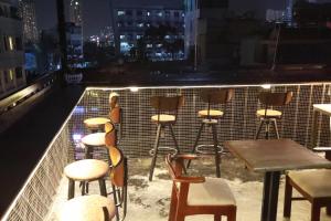 Balkón nebo terasa v ubytování Bui Vien Street Hostel