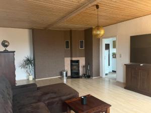 Posezení v ubytování Ferienwohnung Großdobritz