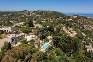 Pohľad z vtáčej perspektívy na ubytovanie Villa Lemorè