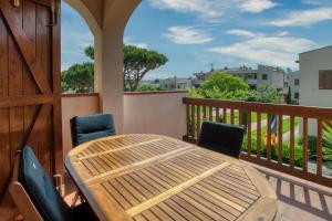 Balkón alebo terasa v ubytovaní Apartament a Sant Antoni de Calonge