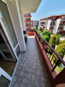 A balcony or terrace at Apartmán TTT