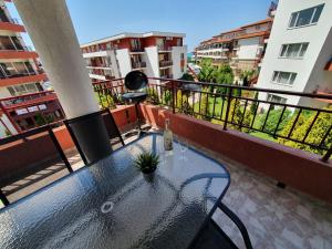 A balcony or terrace at Apartmán TTT
