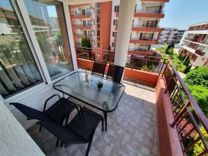 A balcony or terrace at Apartmán TTT