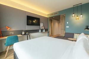 Posteľ alebo postele v izbe v ubytovaní Holiday Inn Barcelona - Sant Cugat by IHG