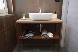 Koupelna v ubytování Hotel Crisvan