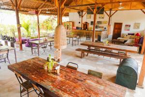 Posezení v ubytování La Cocoteraie Ecolodge - Luxury Glamping Tents