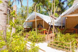 Zahrada ubytování La Cocoteraie Ecolodge - Luxury Glamping Tents