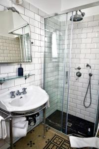 Koupelna v ubytování Vittorio Emanuele Top Suite