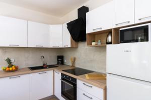 Kuchyň nebo kuchyňský kout v ubytování Apartments Mare Trogir