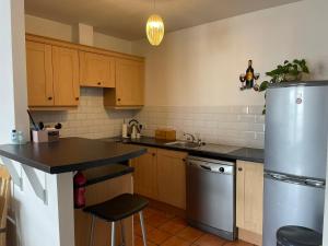 Eldhús eða eldhúskrókur á Wexford Town Centre Apartment