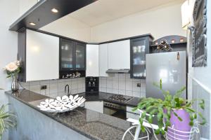 Kuchyň nebo kuchyňský kout v ubytování Apartment Mirela 2145