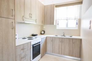 Kuchyň nebo kuchyňský kout v ubytování Mystique Apartment