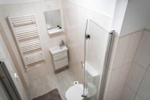 Koupelna v ubytování Kolibri Apartman - Makó