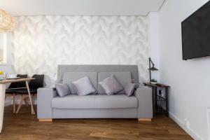 Telewizja i/lub zestaw kina domowego w obiekcie Green-Apartments San Francisco