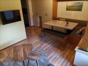 Postel nebo postele na pokoji v ubytování Haus Katris