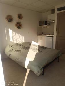 a bedroom with a bed in a room at studio centre ville Agen in Agen