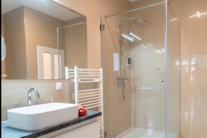 Kúpeľňa v ubytovaní Comfortable Apartments Vienna 1100 with contactless Check-in