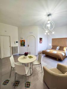 Postel nebo postele na pokoji v ubytování Residence Villa Giordano sea view Amalfi Coast