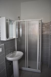 Koupelna v ubytování B&B Da Zio Peppe