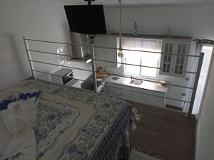 Postel nebo postele na pokoji v ubytování Caleta de Interian Loft Sasy