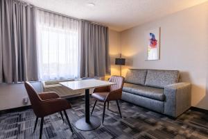 Posezení v ubytování Auberge L'Étape