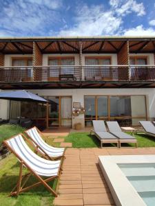 Bazén v ubytování Eco-Hotel Doña Mayor nebo v jeho okolí