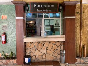 Ο χώρος του λόμπι ή της ρεσεψιόν στο Hotel Papagayo Veracruz