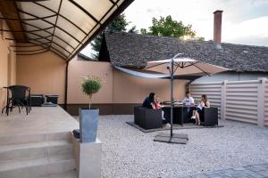 Patio nebo venkovní prostory v ubytování Kolibri Apartman - Makó