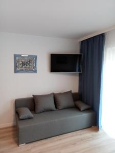 Televízia a/alebo spoločenská miestnosť v ubytovaní Villa Selavi