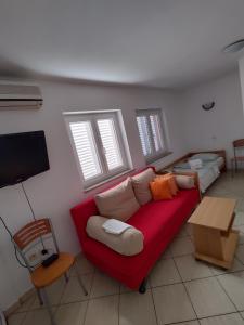Posezení v ubytování Apartments Markota