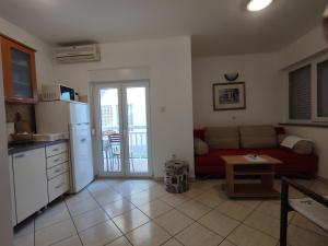 Kuchyň nebo kuchyňský kout v ubytování Apartments Markota