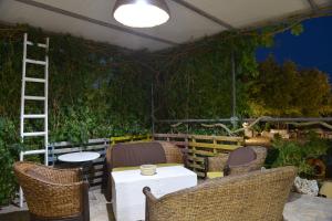 A garden outside Trullo Gio