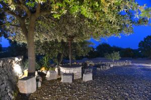 A garden outside Trullo Gio