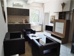 Kuchyň nebo kuchyňský kout v ubytování ATRIJUM apartmani Apatin