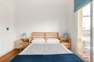 Postel nebo postele na pokoji v ubytování Casita del Bot