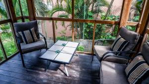 Area soggiorno di Roatan Backpackers' Hostel