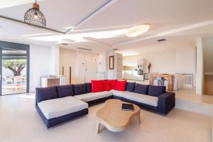 Χώρος καθιστικού στο F & B Summer Family Villa - Kassandra - Siviri