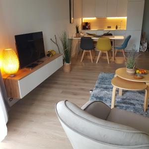 Кът за сядане в PINEA BALTIC - 2 Zimmer Apartment mit Meerblick