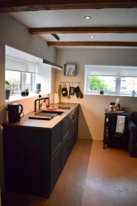 Ett kök eller pentry på The Sybilla Apartment - cosy and modern basement apartment