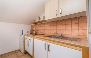 Kuchyň nebo kuchyňský kout v ubytování 1 Bedroom Lovely Apartment In Palit